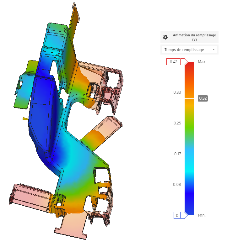 Réalisation plan 3D moule injection